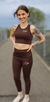 Mocha Brown High Waisted Leggings