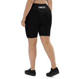 Black Crocfit Biker Shorts