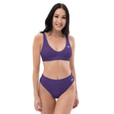 Violet High-Waisted Bikini