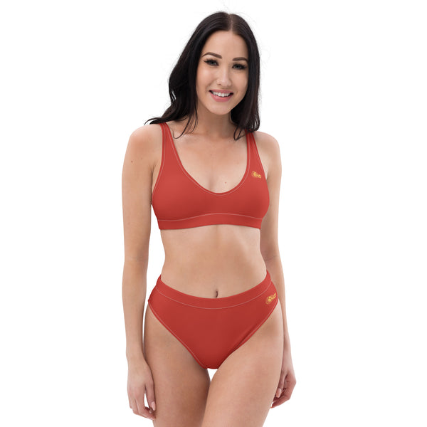 Sunburst High-Waisted Bikini