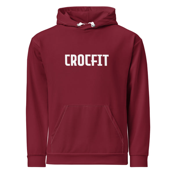 Burgundy Crocfit Hoodie