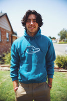 Blue Fleece Hoodie