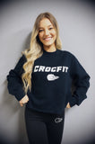 Navy Blue Crew Neck