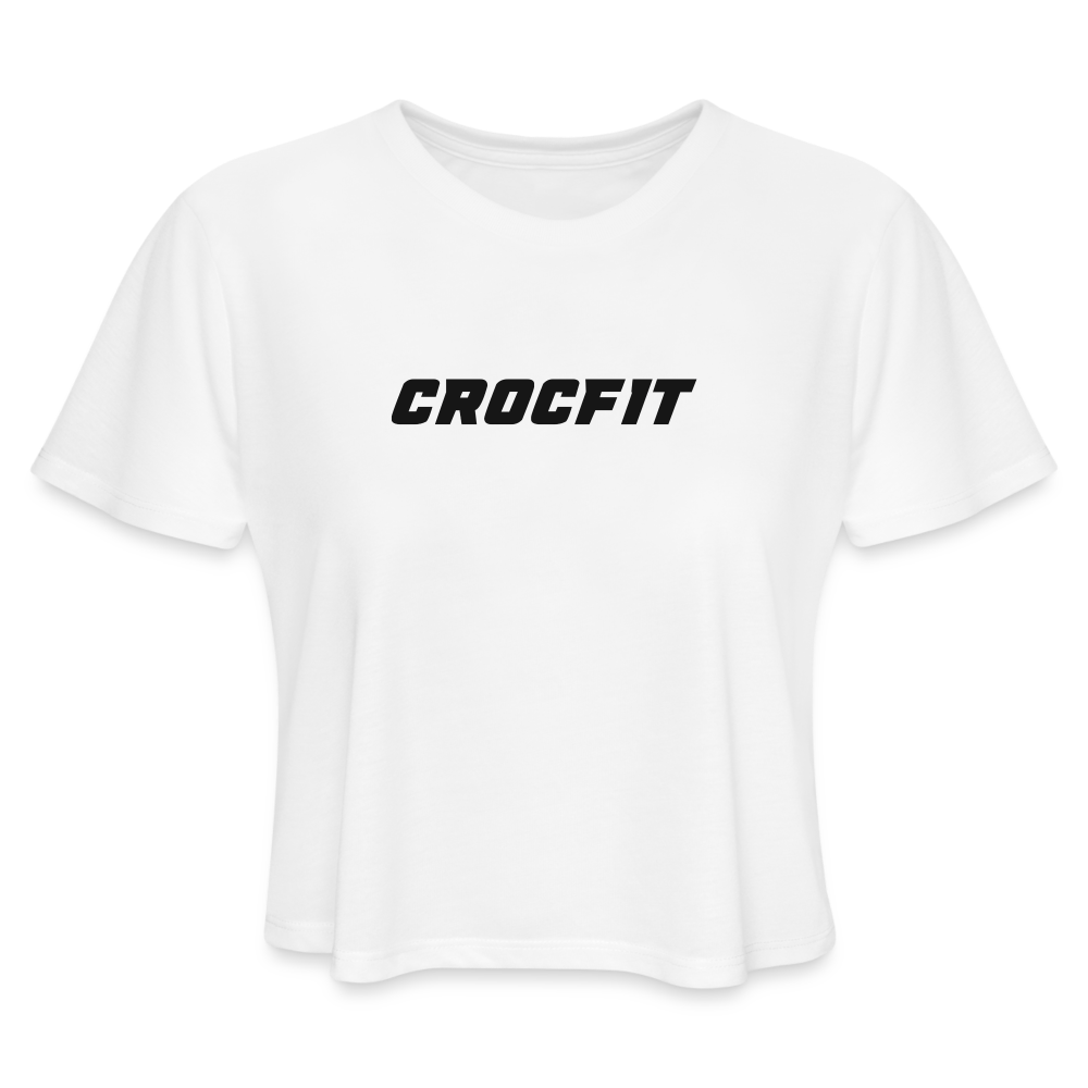 Women's Cropped T-Shirt - white
